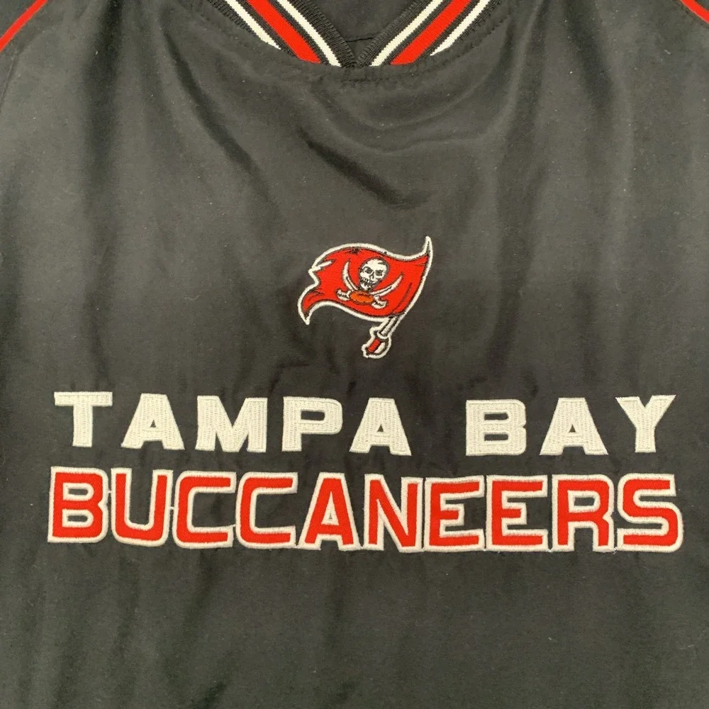 Vintage Tampa Bay Buccaneers Reebok Pullover Windbreaker Light Jacket Large NFL